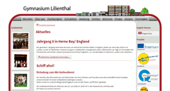 Desktop Screenshot of gymnasium-lilienthal.de